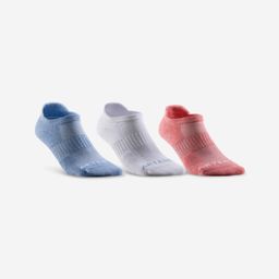 Low Sports Socks RS 500 Tri-Pack - Blue/White/Pink-10
