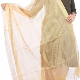 traditions bazaar Pure Cotton Solid Gold Women Dupatta-picture-23