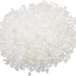 Clear Quartz Crystal Chips |100gm | Crystal Rough Stone for Home Decor Polished Oval Crystal Stone-picture-18