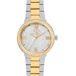 SANTA BARBARA POLO & RACQUET CLUB Women Mother of Pearl Analogue Watch SB.1.10553-3-image-27