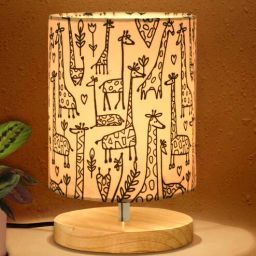 homesake Pine Table Lamp with Wooden Base, Simple Linen Shade, Savannah Cylinder Shade-picture-49