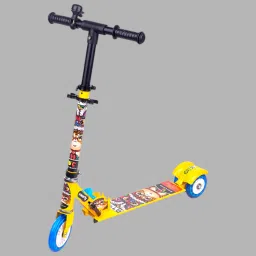 scooter for boys & girls with 6" big colourful wheel & side stand Kids Scooter-image-11
