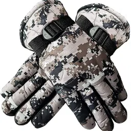 Printed Winter Men Gloves-image-28