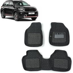 Leatherite 7D Mat For Kia Sonet, Universal For Car-16