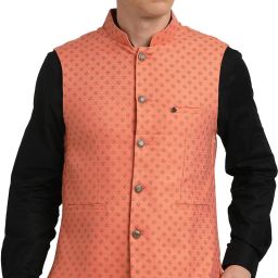 Self Design Men Waistcoat-image-52