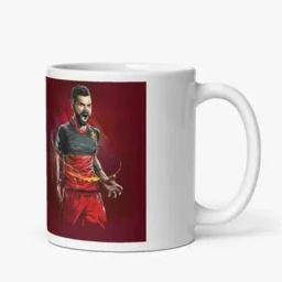 Virat Kohli Print Red Cup Printed Ceramic Coffee Ceramic Coffee Ceramic Coffee Mug-image-95