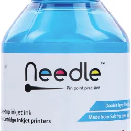 Needle 100 gms GI 790 for G1010 G2000 G2002 G2010 G2012 G3000 G3010 G4000 Printers Cyan Ink Bottle-image-73