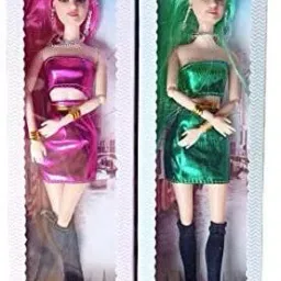 Beautiful Dazzling Doll Combo with Moveable Arms, Legs, Elbow & Knee for Girl|89-image-83