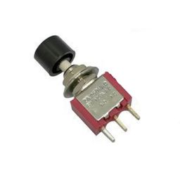 Black DS-612 6MM 3PIN Mini Momentary Self- Reset Automatic Return Push Button Switch image 1