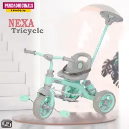 Super Tricycle For Kids, Age 2-5 yrs, weight capacity 50kgs 2 IN 1 Tricycle With Parent Handle, Sipper, Footrest, Seat Belt Tricycle-10
