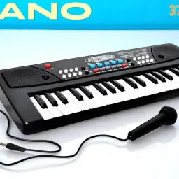 X262 Keys Piano Toy with Microphone, USB Power Cable & Sound Recording Best Birthday Gift for Boys and Girls Musical Instruments Analog Digital Piano-62