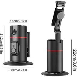 EVAAENTERPRISES P02 Gimbal in Black Color 2 Axis Gimbal for Mobile, Camera image 4