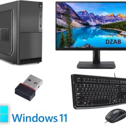 DZAB Intel Core i5 (8 GB DDR3/500 GB/128 GB SSD/Windows 11 Home/1 GB/19 Inch Screen/AIC-i52400-8-500-128-19-11Inch)-10