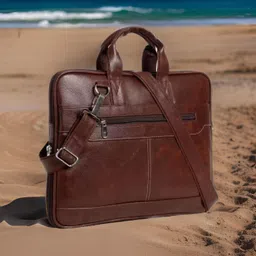 jairaj Men & Women Brown Messenger Bag-picture-3