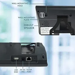 timeoffice FACE ATTENDACE MACHINE WITH WI-FI (FACCE+ FINGER+CARD) Access Control, Time & Attendance image 3