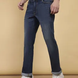 wrangler Men Regular Mid Rise Dark Blue Jeans-picture-37