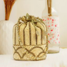 Women Gold Potli-image-13