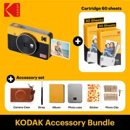 KODAK Mini Shot 2 Retro 2.1" X 3.4" (60 Sheet Bundle, Carry case, accessory Instant Camera image 2