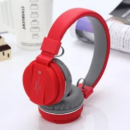 lipzie Wireless Universal Bluetooth Headphone Headset with FM Radio Bluetooth & Wired Headset image 5