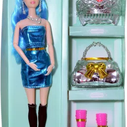 Blue Doll with Foldable Hand and Leg-image-34