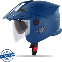 SH-23 GT Plus Open Face ISI Certified with Inner Sun Shield Motorbike Helmet-image-51