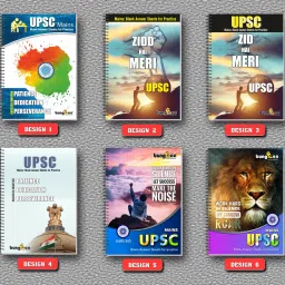 UPSC mains (1050 Pages) Answer Writing Practice Booklet - Pack of 5 Books (210 Pages each) - Spiral Bound A4 Notebook Unruled 1050 Pages-image-35
