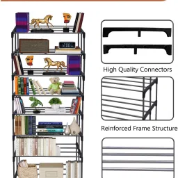 BOOKCASES Metal Open Book Shelf-image-8