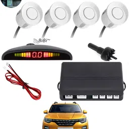 monolive Car Reverse Parking White Sensor With Led Display/Buzzer-277 White 4Parking Sensor Increased Safety For Passengers Universal For Car-277 Parking Sensor-picture-15