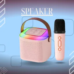 Clairbell 10W Bluetooth Speaker Wireless Karaoke Mic Speaker with RGB Light speakersZX378 10 W Bluetooth Party Speaker-5