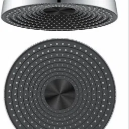 8 inch EDGE STEP ROUND 20.5cm OVERHEAD SHOWER (W/O SHOWER ARM) Fixed Mount-image-7