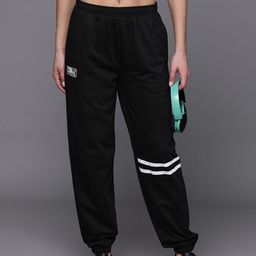 hrx by hrithik roshan Women Solid Black Track Pants-picture-31
