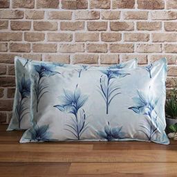the conversion Aqua Patterned 210TC Polyester Blend 17 x 27 Inches Pillow Covers (Set of 2)-picture-29