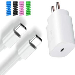 Wall Charger Accessory Combo for Samsung Note8,9,10, 10+,10+ 5G,20 5G/F54/ F14/ F23/F42 5G/ F62-11