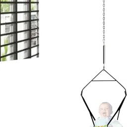 Baby toddler Jumper with window hanging metal stand Cum Baby Walking pink Baby Cuddler-1