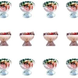 Plastic Dessert Bowl Unbreakable Plastic Transparent Ice Cream Cup Bowl 250 ml-16