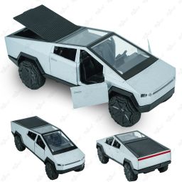 1:36 Scale Tesla Cyburtruck Alloy Metal Replica Toy Car (Open Door & Pull Back)-13