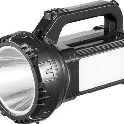 ecosky LED RECHARGEABLE SEARCHLIGHT 7320 WITH SIDE EMERGENCY LIGHT 12 hrs Torch Emergency Light image 2