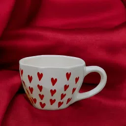 Heart printed Love Ceramic Coffee Mug-image-15