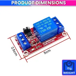 amiciSmart 1 Channel Relay Module Shield with Optocoupler – High and Low Level Trigger Smart Kit image 4