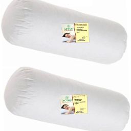 Round Microfibre Solid Bolster Pack of 2-image-15