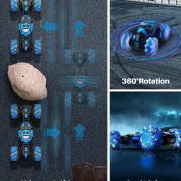 joywhiz Gesture Sensor Stunt Car Double Sided Rotating 4WD 2.4GHz Twisting Vehicle SC06 image 2