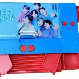 BTS Jumbo Pencil Box birthday gifts, Return gifts Art Plastic Pencil Box-image-67
