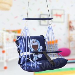 vmd Cotton Swing Chair, JULA for Kids Folding and Washable1-6 Years with Safety Belt Baby Cuddler-picture-20