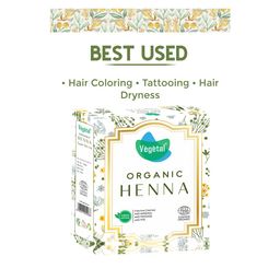Vegetal Ammonia Free Organic Henna For Hair Coloring & Tattooing - 100g-image-16