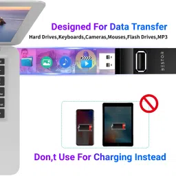 Bestor 3 Port High Speed Splitter Plug ,Data Transfer Adapter Expansion for PC Notebook Laptop Computer Mac Linux Windows HDMI Connector, USB Charger, USB Hub image 4