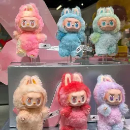 fortay Labubu Speacer Bunny Keychain Plush – Mystery Blind Box Music Plush Toy - 12 mm image 5