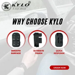 kylo Main Power Window Switch Bolero Old with Window Lock and Black Finish Car Power Window Switch image 3