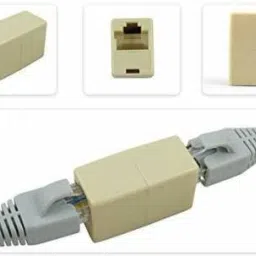 Papan RJ45 CAT5E CAT6 Couple Plug Network Ethernet LAN Cable Jointer Connector Adapter for Computer Cables & Connectors Lan Adapter image 2