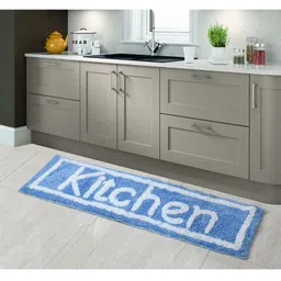 AEROHAVEN Turquoise Blue Quirky Anti Slip Kitchen Runner-38