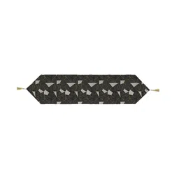 STITCHNEST Black & Grey Printed Table Runner image 3